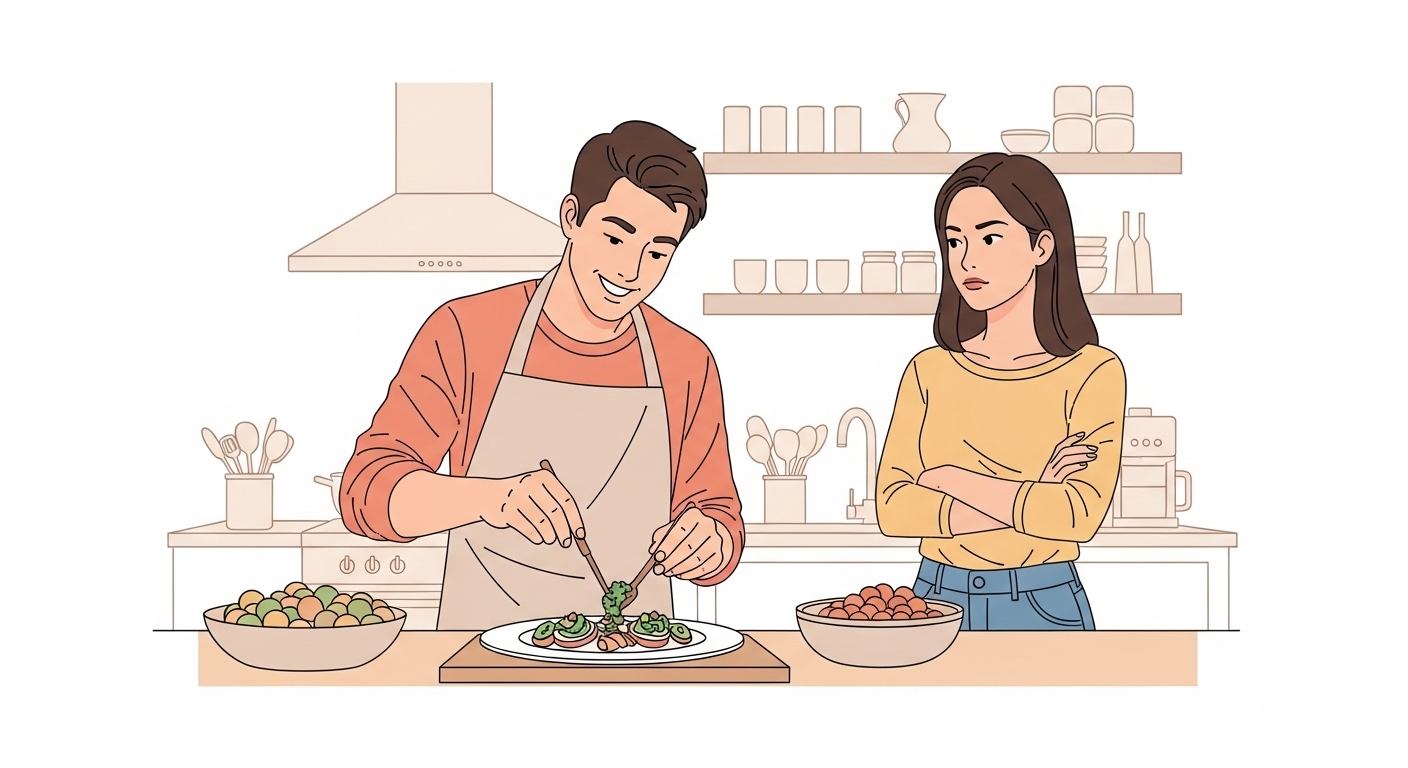 夫が料理上手なのにモヤモヤ？実は私だけじゃなかった本音