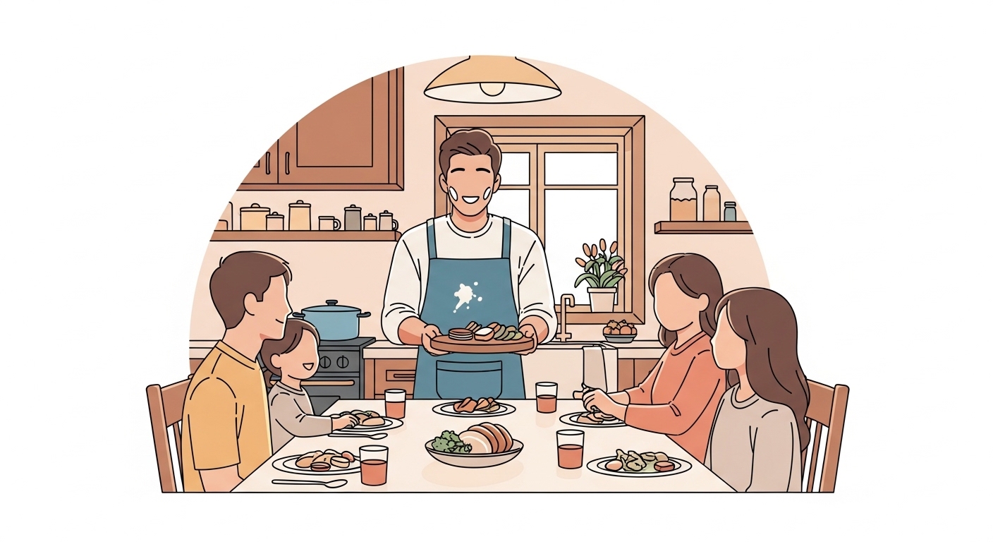 夫の料理、苦労から「幸せ」へ。私たちの食卓はこう変わった