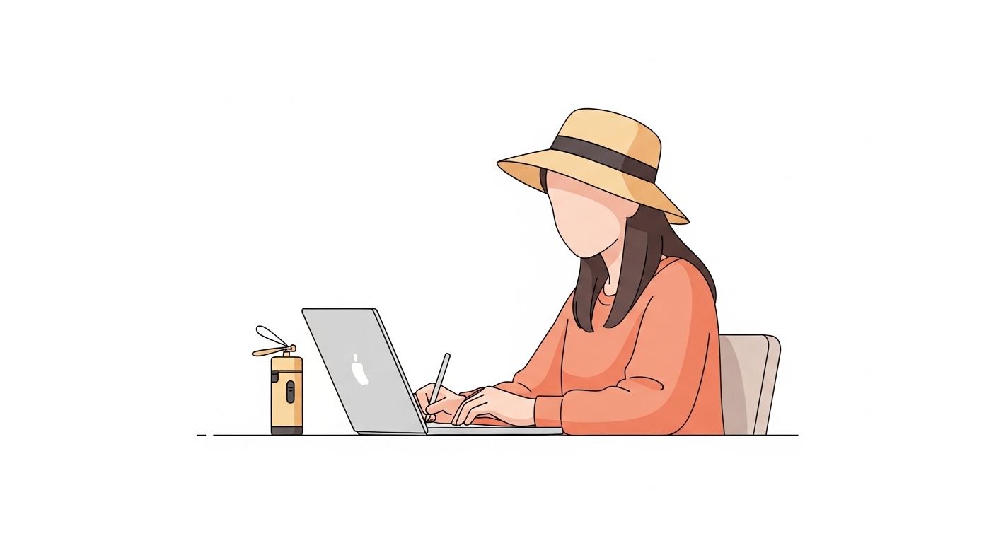 「刺されやすい私」がやっと手に入れた、仕事中の快適さ